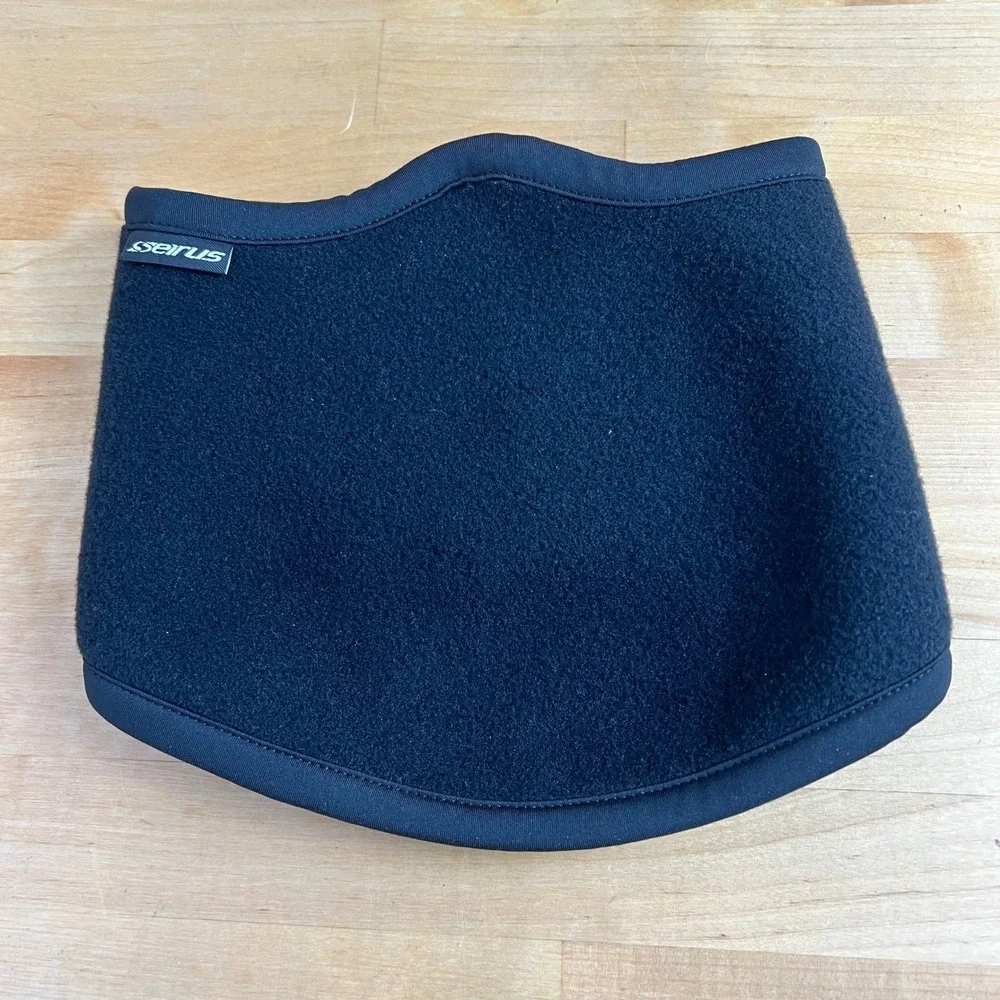 Seirus Polar Scarf Neck Warmer Performance Fleece Unisex Size S/M Black New 2701